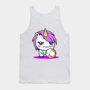 Angry Unicorn Tank Top